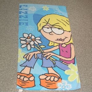 Disney Lizzie McGuire Beach Towel Disney Store Exclusive Y2K  60"X30"